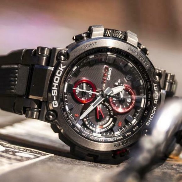 Casio G Shock MTG Twisted Metal SS Analogue Solar - Picture 3 of 4